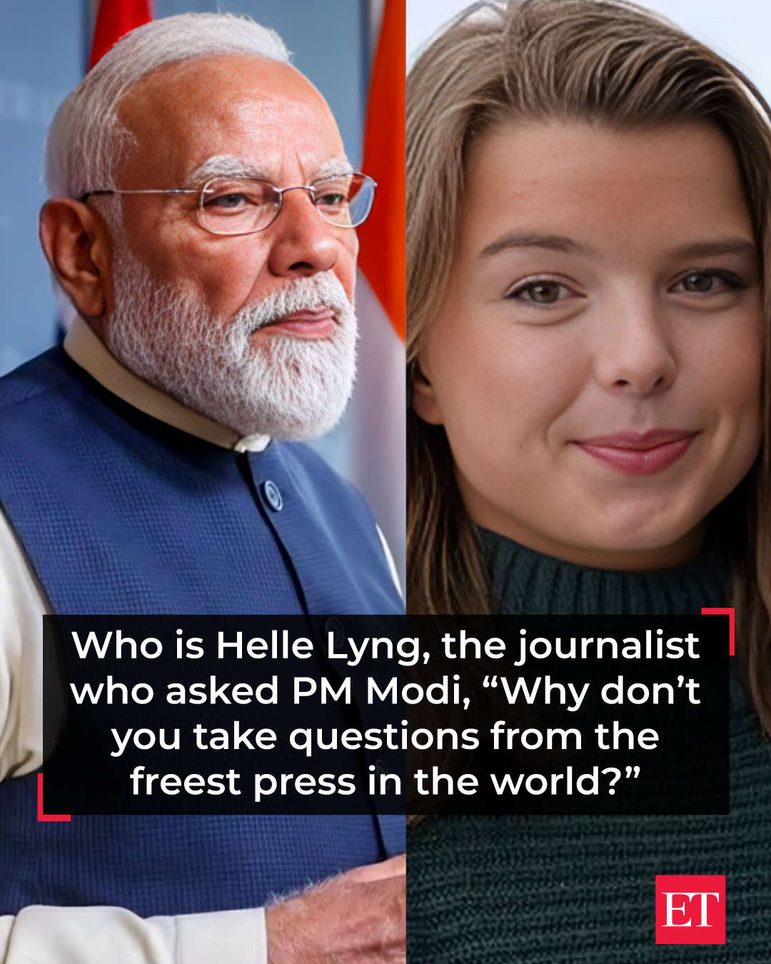 पत्रकार हेले ल्युंग बीजेपी नेता नरेंद्र मोदी की फोटो द इकोनॉमिक टाइम्स से साभार